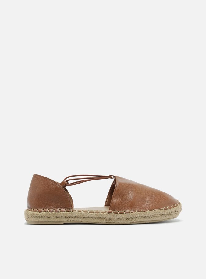 Espadrille Marrom Salto Rasteiro