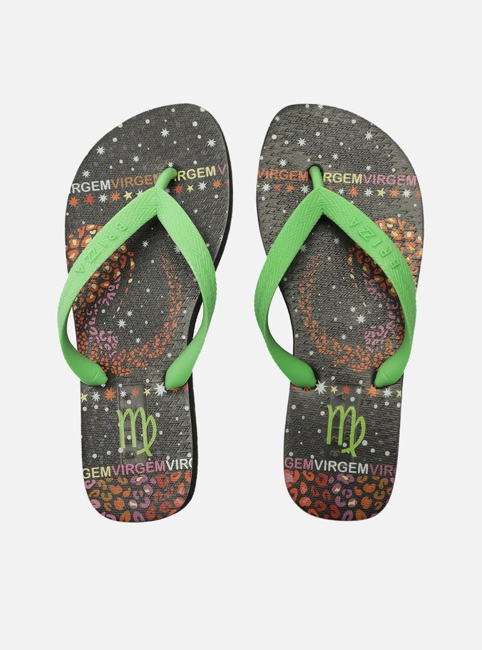 Chinelo de Dedo Verde Virgem Signos Brizza