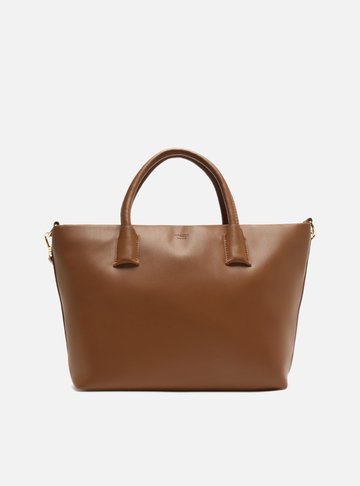 Bolsa Shopping Marrom Pequena