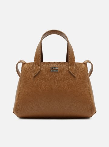 Bolsa Marrom Tote Pequena